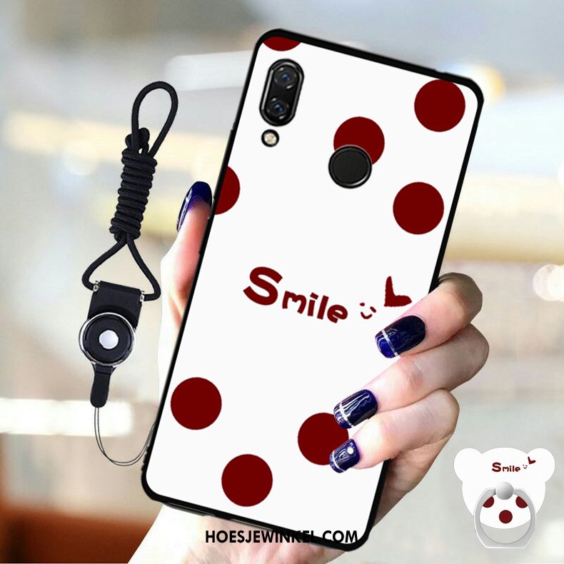 Redmi 7 Hoesje Mini Hoes Hanger, Redmi 7 Hoesje Rood Mobiele Telefoon Beige