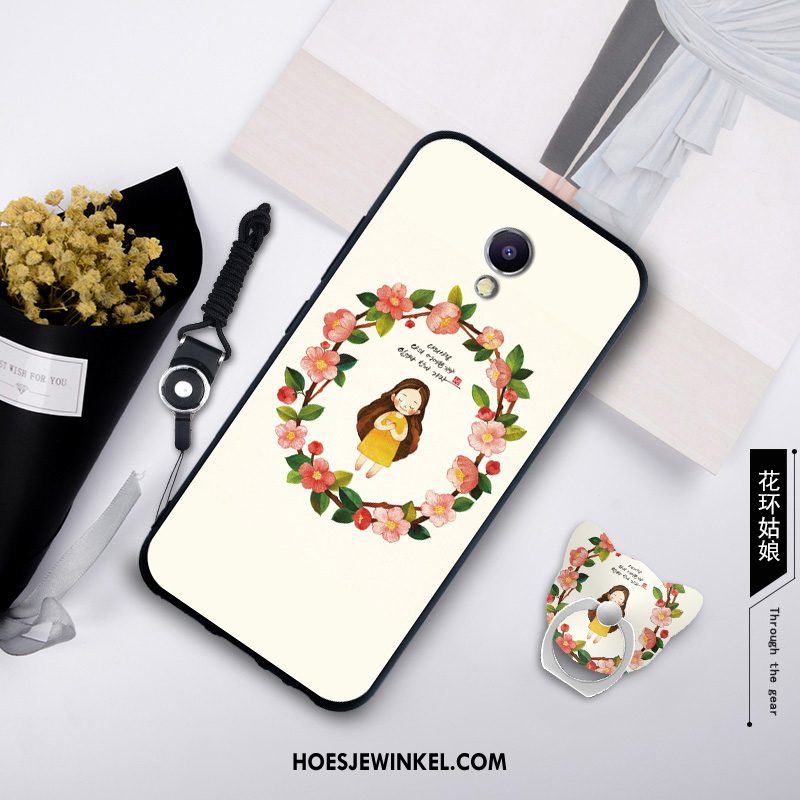 Redmi 8a Hoesje Spotprent Opknoping Nek Bescherming, Redmi 8a Hoesje Ring Mini Beige