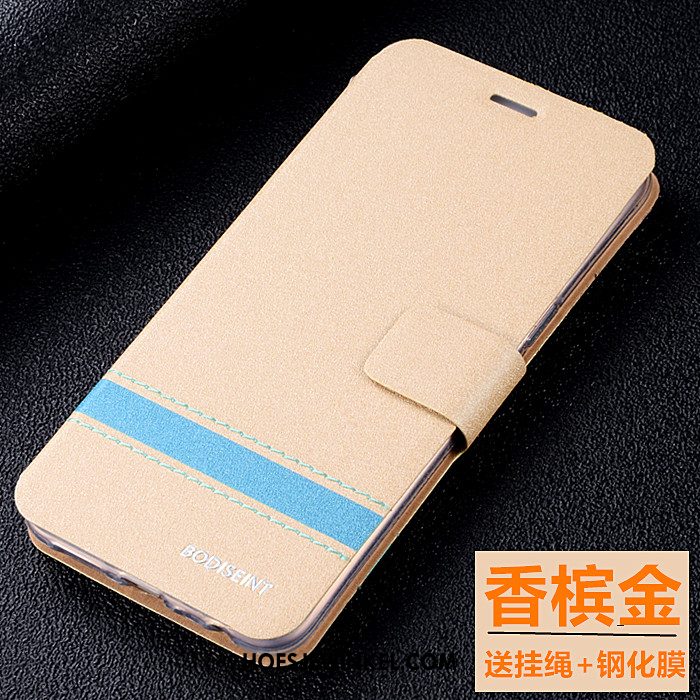 Redmi 9 Hoesje Bescherming Leren Etui Mini, Redmi 9 Hoesje Zacht Mobiele Telefoon Beige