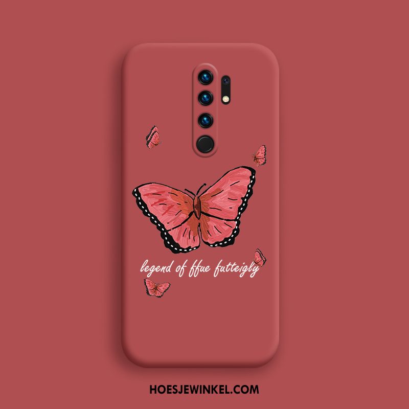 Redmi 9 Hoesje Dun Trendy Merk Wind, Redmi 9 Hoesje All Inclusive Zacht Beige