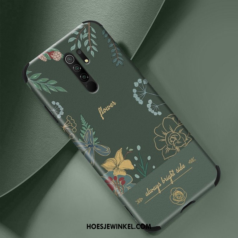 Redmi 9 Hoesje Schrobben Zacht Bescherming, Redmi 9 Hoesje Scheppend Vintage Beige