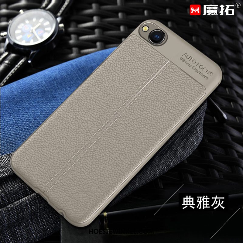 Redmi Go Hoesje Bedrijf Anti-fall All Inclusive, Redmi Go Hoesje Mobiele Telefoon Rood Beige