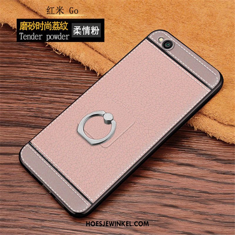 Redmi Go Hoesje Eenvoudige Trend Patroon, Redmi Go Hoesje Mini Siliconen Beige