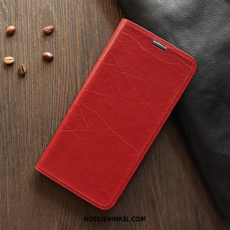 Redmi Note 6 Pro Hoesje Mobiele Telefoon Hoes Roze, Redmi Note 6 Pro Hoesje Rood Siliconen Beige