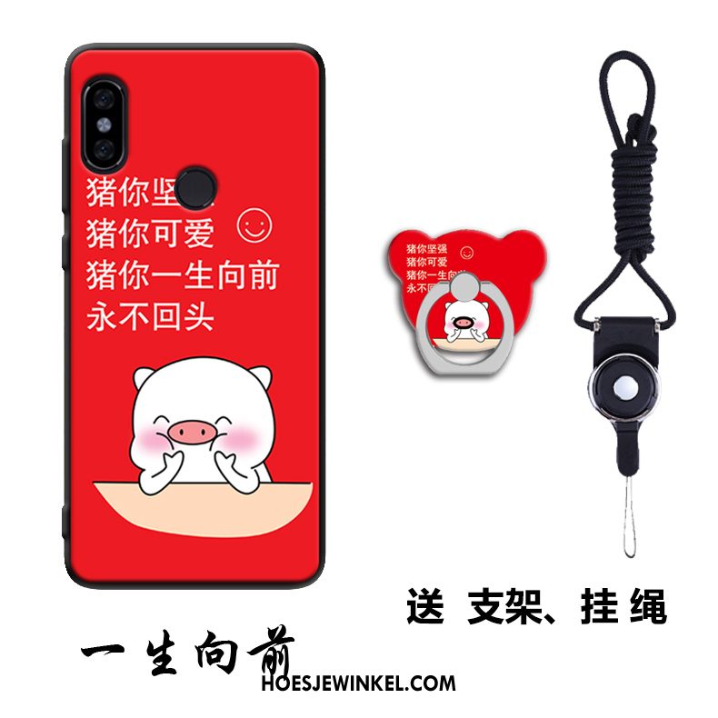Redmi Note 6 Pro Hoesje Roze Rood Hoes, Redmi Note 6 Pro Hoesje Bescherming Mobiele Telefoon Beige