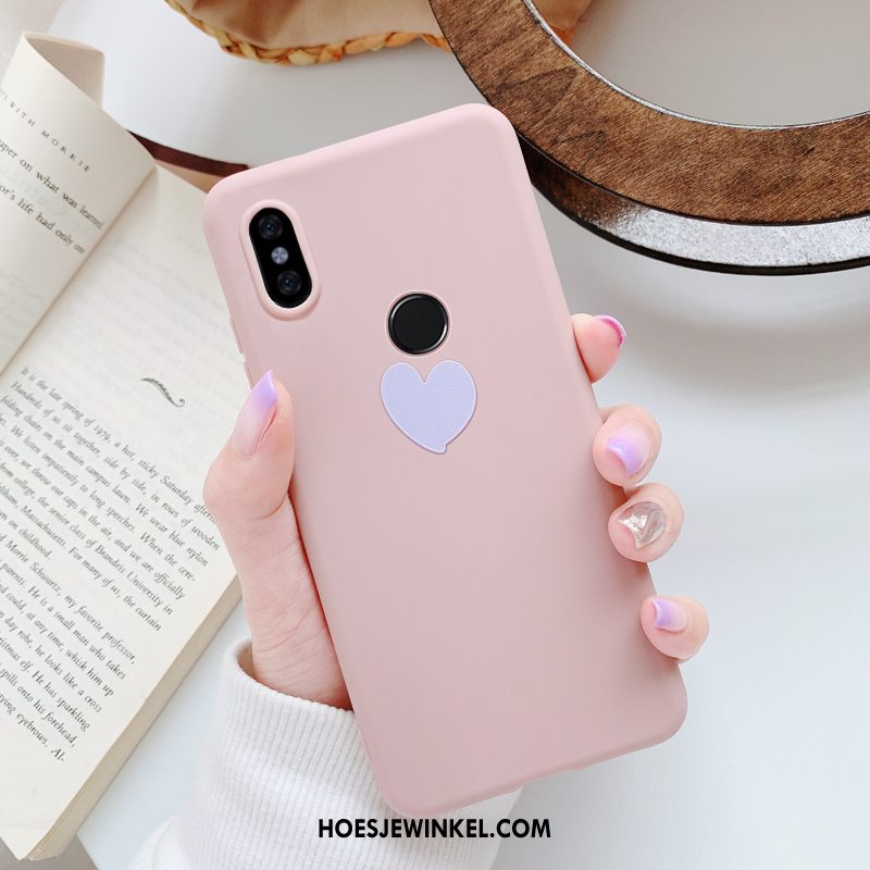 Redmi Note 6 Pro Hoesje Scheppend Rood Mobiele Telefoon, Redmi Note 6 Pro Hoesje Mini Blauw Beige