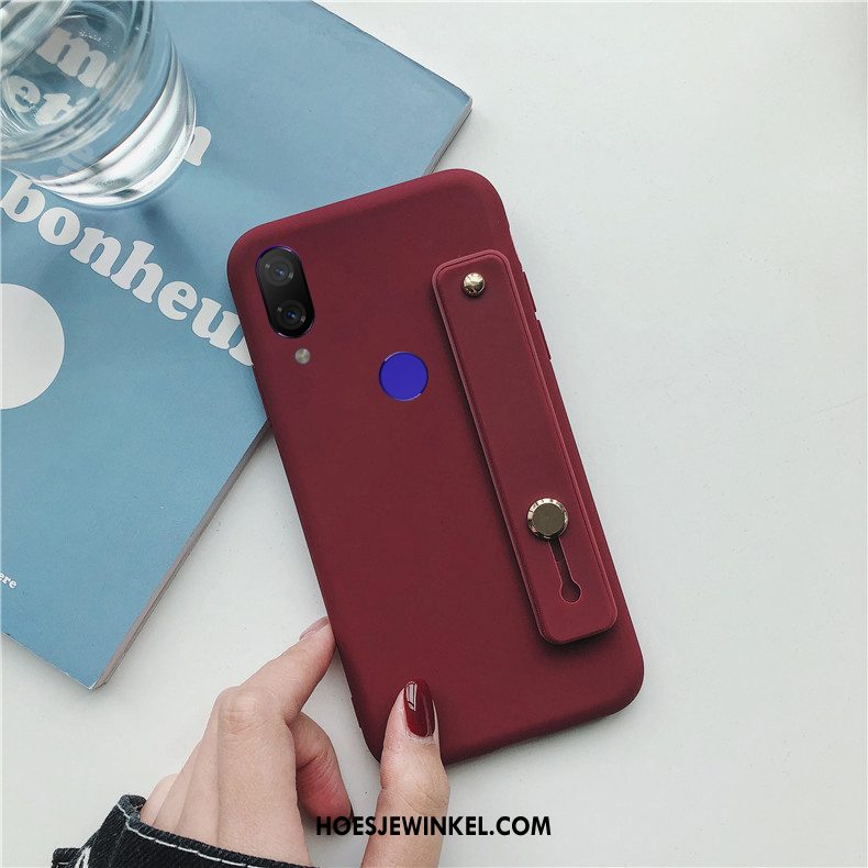 Redmi Note 7 Hoesje Anti-fall Ring Zacht, Redmi Note 7 Hoesje Mobiele Telefoon Groen Beige