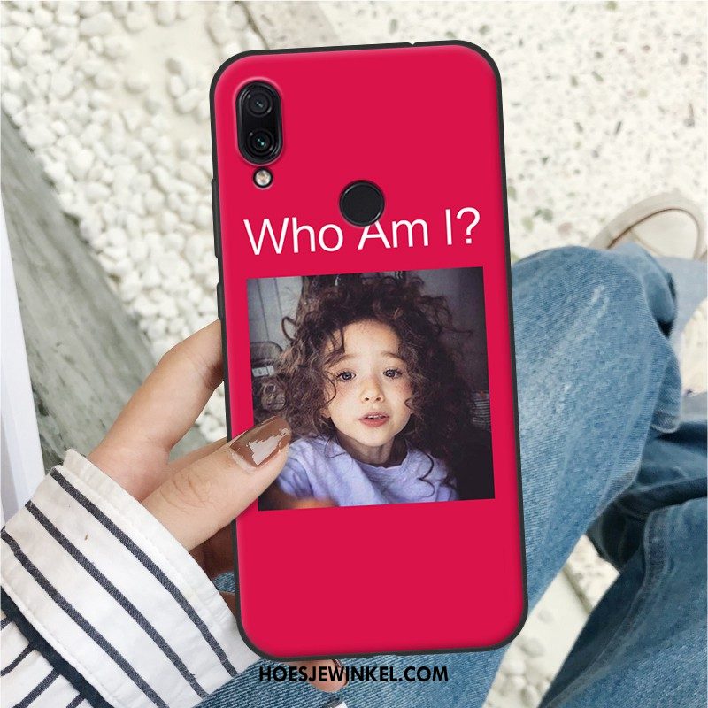 Redmi Note 7 Hoesje Bescherming Europa Siliconen, Redmi Note 7 Hoesje Trendy Merk All Inclusive Beige