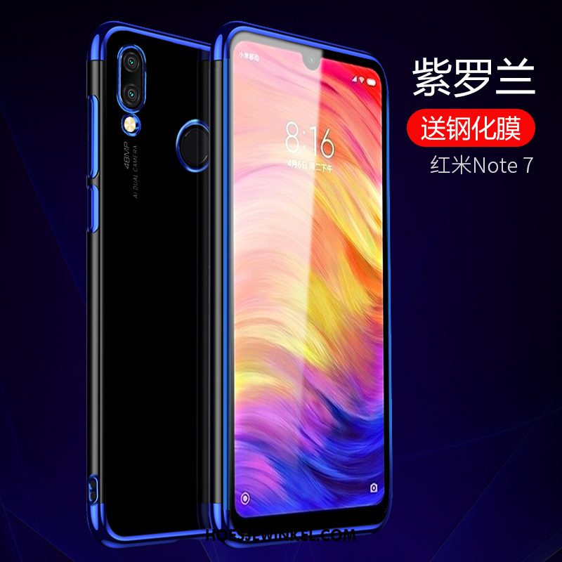 Redmi Note 7 Hoesje Mobiele Telefoon Doorzichtig Mini, Redmi Note 7 Hoesje Bescherming Siliconen Beige