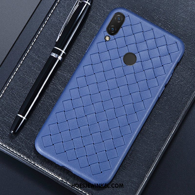 Redmi Note 7 Hoesje Mobiele Telefoon Geruite Bescherming, Redmi Note 7 Hoesje Mini Mode Beige
