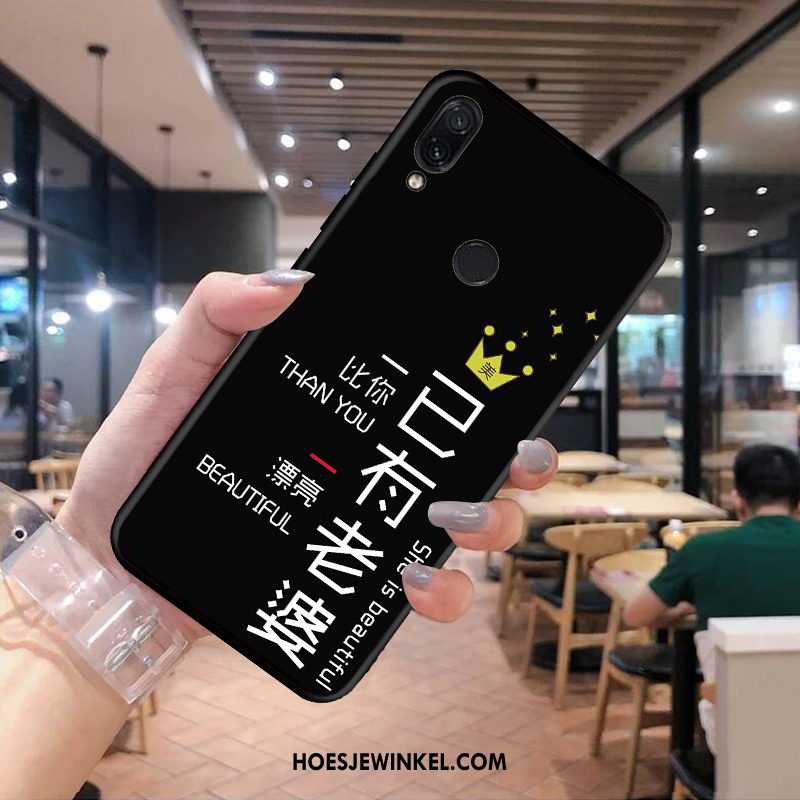 Redmi Note 7 Hoesje Mobiele Telefoon Tempereren Hoes, Redmi Note 7 Hoesje Persoonlijk Bescherming Beige