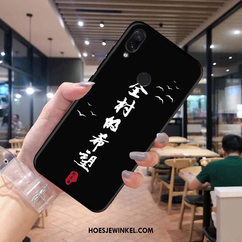 Redmi Note 7 Hoesje Mobiele Telefoon Tempereren Hoes, Redmi Note 7 Hoesje Persoonlijk Bescherming Beige