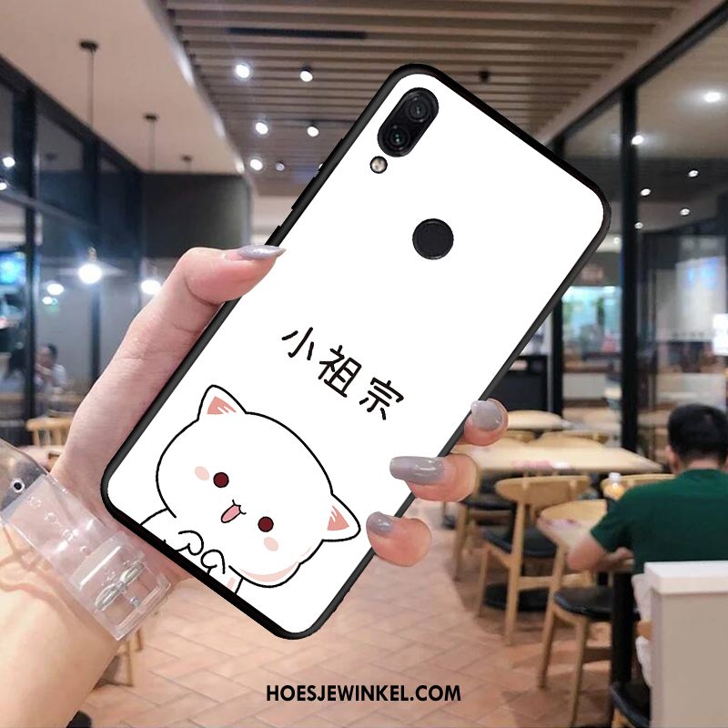 Redmi Note 7 Hoesje Mobiele Telefoon Tempereren Hoes, Redmi Note 7 Hoesje Persoonlijk Bescherming Beige