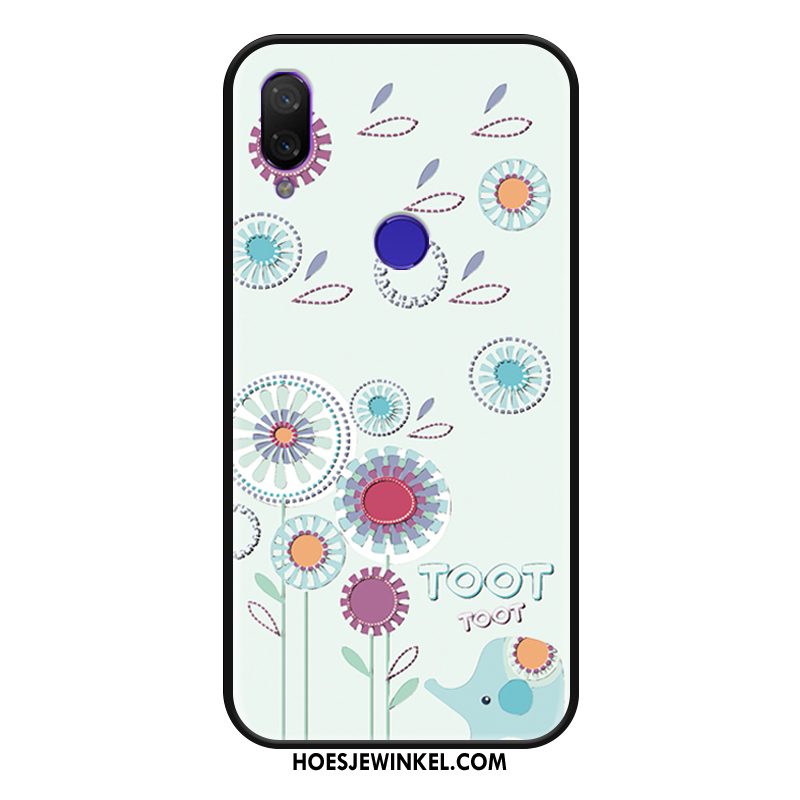 Redmi Note 7 Hoesje Schrobben Hoes Taraxacum, Redmi Note 7 Hoesje Anti-fall Mobiele Telefoon Beige