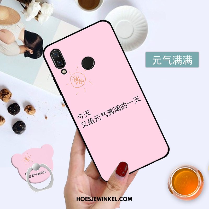 Redmi Note 7 Hoesje Zacht Scheppend Mobiele Telefoon, Redmi Note 7 Hoesje Geschilderd Wit Beige