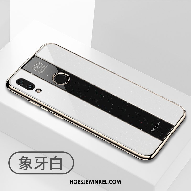 Redmi Note 7 Hoesje Zacht Trend Siliconen, Redmi Note 7 Hoesje Rood Mobiele Telefoon Beige