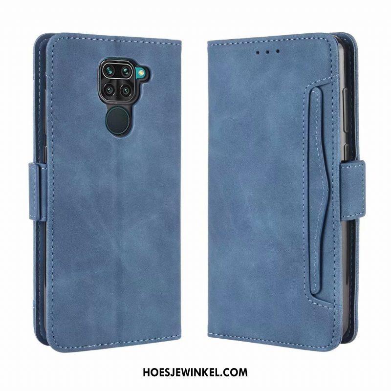 Redmi Note 9 Hoesje All Inclusive Portemonnee Leren Etui, Redmi Note 9 Hoesje Mobiele Telefoon Zacht Beige