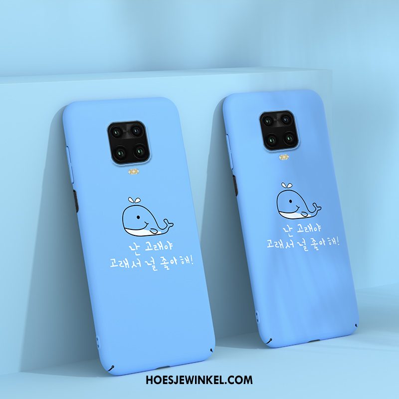 Redmi Note 9 Pro Hoesje Mini Blauw Spotprent, Redmi Note 9 Pro Hoesje Nieuw Mobiele Telefoon Beige