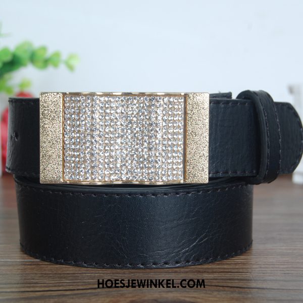 Riemen Dames Decoratie Strass Riem, Riemen Trend Vrouwen Weiß