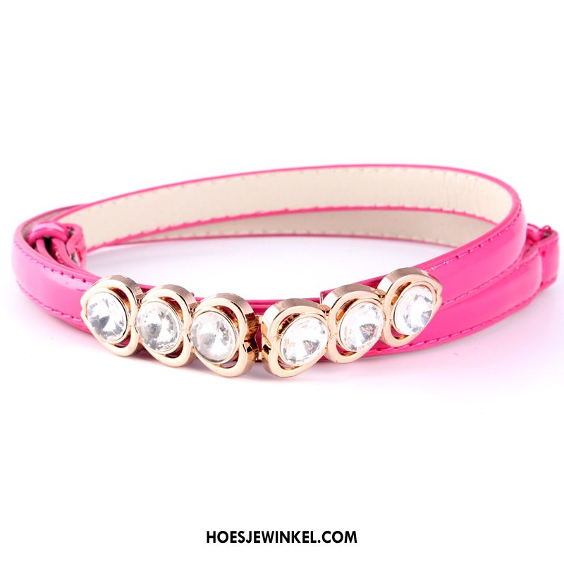 Riemen Dames Vrouwen Fijne Nieuw, Riemen Purper Strass Rot Gelb Blau Rosa