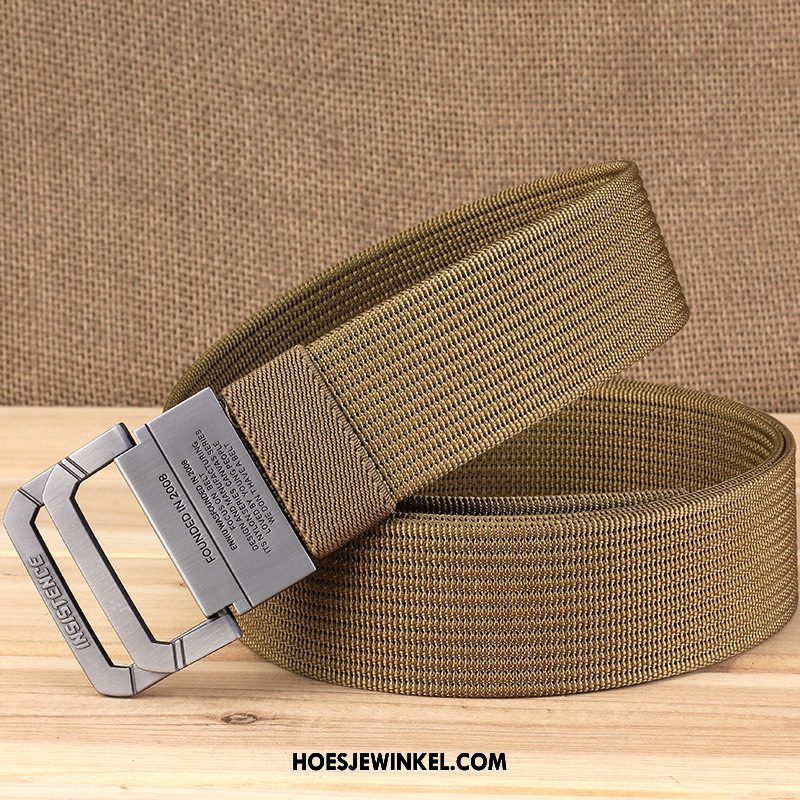 Riemen Heren Riem Groen Nylon, Riemen Alle Wedstrijden Casual