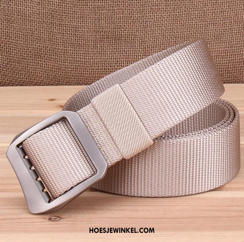 Riemen Heren Riem Nylon Glad, Riemen Casual Eenvoudig Blau