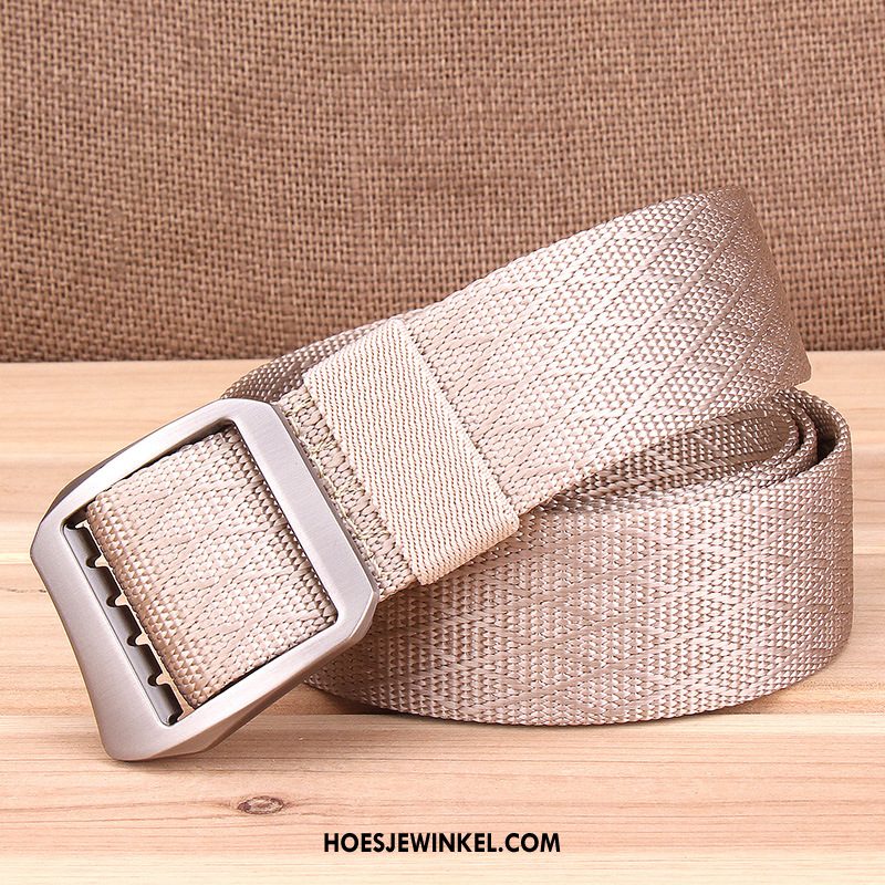 Riemen Heren Riem Nylon Glad, Riemen Casual Eenvoudig Blau