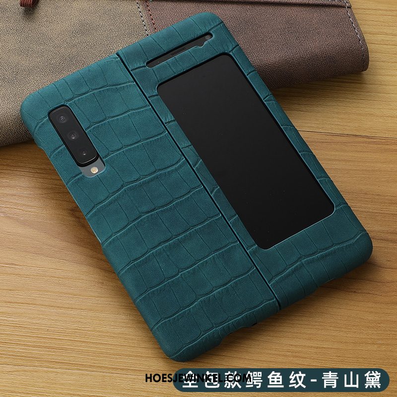 Samsung Fold Hoesje Bescherming High End Ster, Samsung Fold Hoesje Anti-fall Leren Etui