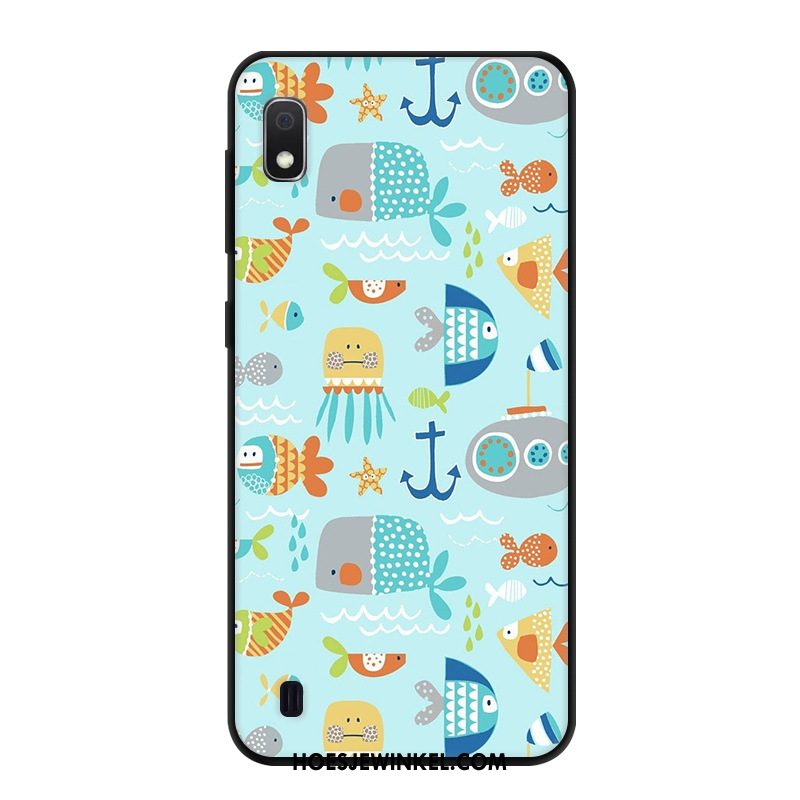 Samsung Galaxy A10 Hoesje Blauw Mobiele Telefoon Trendy Merk, Samsung Galaxy A10 Hoesje Mini Vers