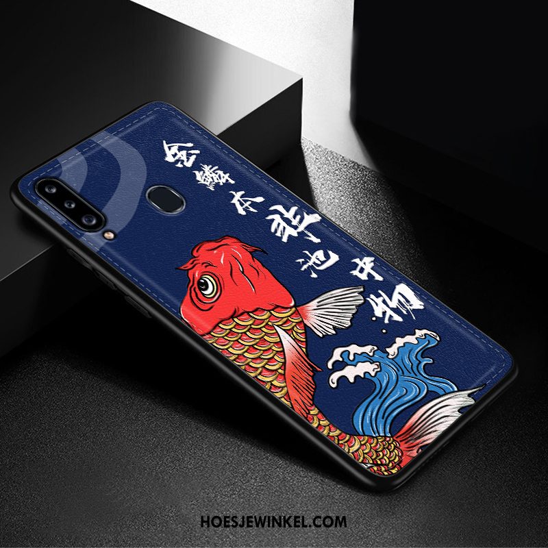 Samsung Galaxy A20s Hoesje Anti-fall Chinese Stijl Persoonlijk, Samsung Galaxy A20s Hoesje Mode Dun