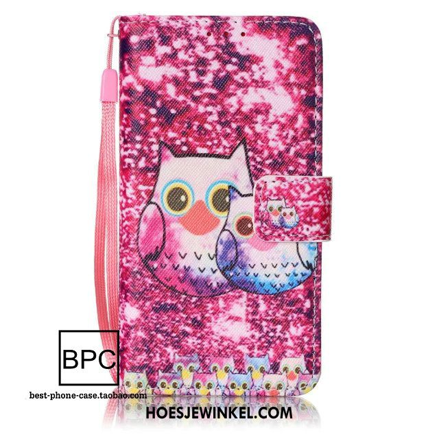 Samsung Galaxy A3 2016 Hoesje Hanger Portemonnee Bescherming, Samsung Galaxy A3 2016 Hoesje Bloemen Geschilderd