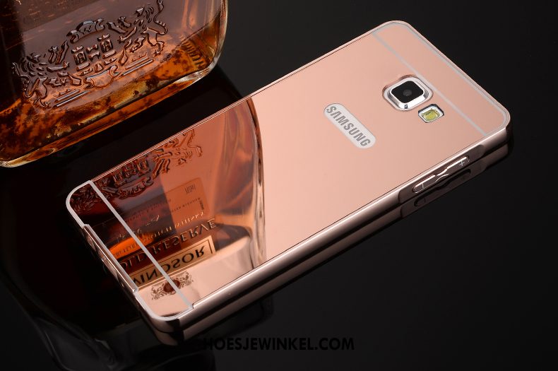 Samsung Galaxy A3 2016 Hoesje Metaal Tas Mobiele Telefoon, Samsung Galaxy A3 2016 Hoesje Omlijsting Hoes