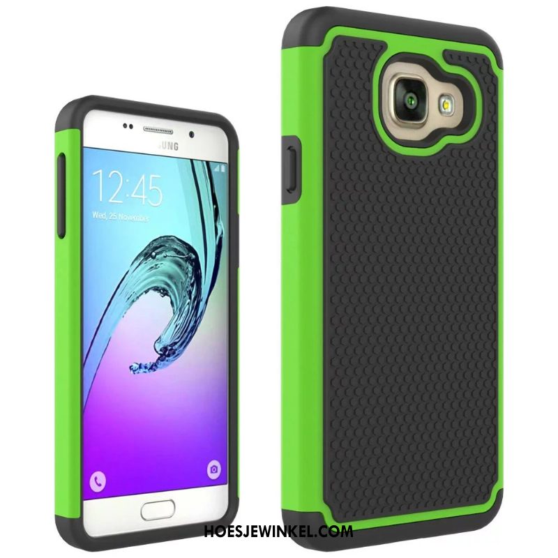 Samsung Galaxy A3 2016 Hoesje Mobiele Telefoon Ster Hoes, Samsung Galaxy A3 2016 Hoesje Groen Anti-fall