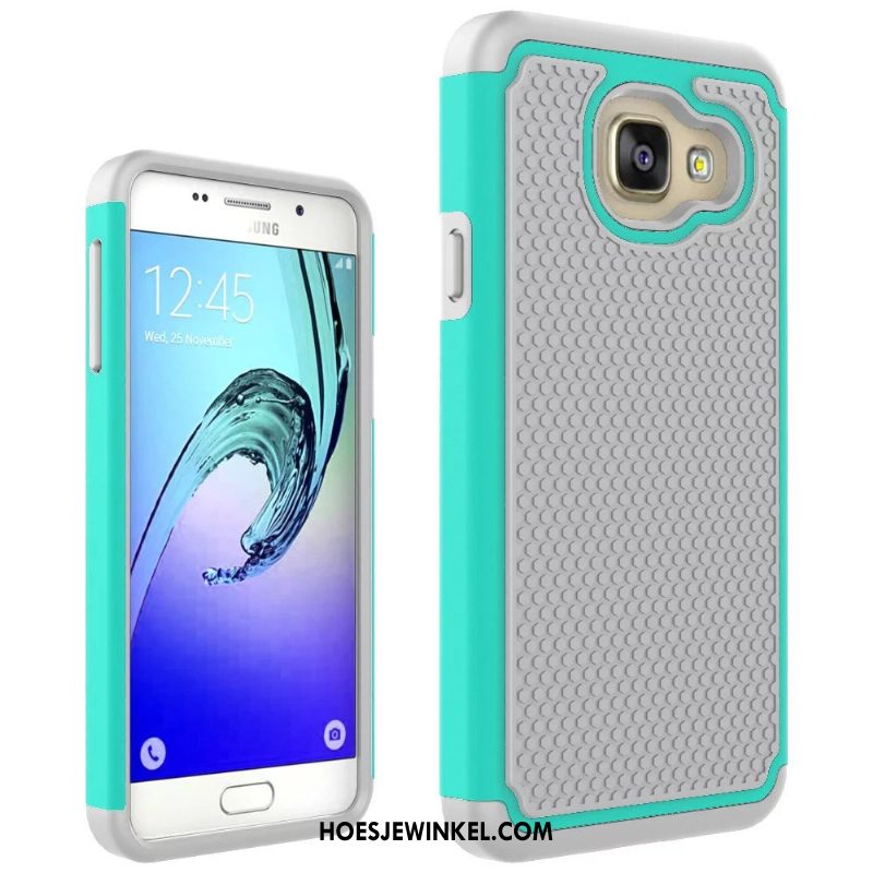 Samsung Galaxy A3 2016 Hoesje Mobiele Telefoon Ster Hoes, Samsung Galaxy A3 2016 Hoesje Groen Anti-fall