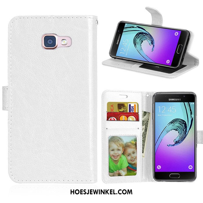 Samsung Galaxy A3 2016 Hoesje Portemonnee Zacht Groen, Samsung Galaxy A3 2016 Hoesje Ster Mobiele Telefoon