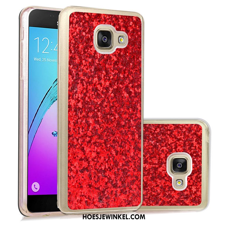 Samsung Galaxy A3 2016 Hoesje Rood Ster Zacht, Samsung Galaxy A3 2016 Hoesje Mobiele Telefoon Hoes