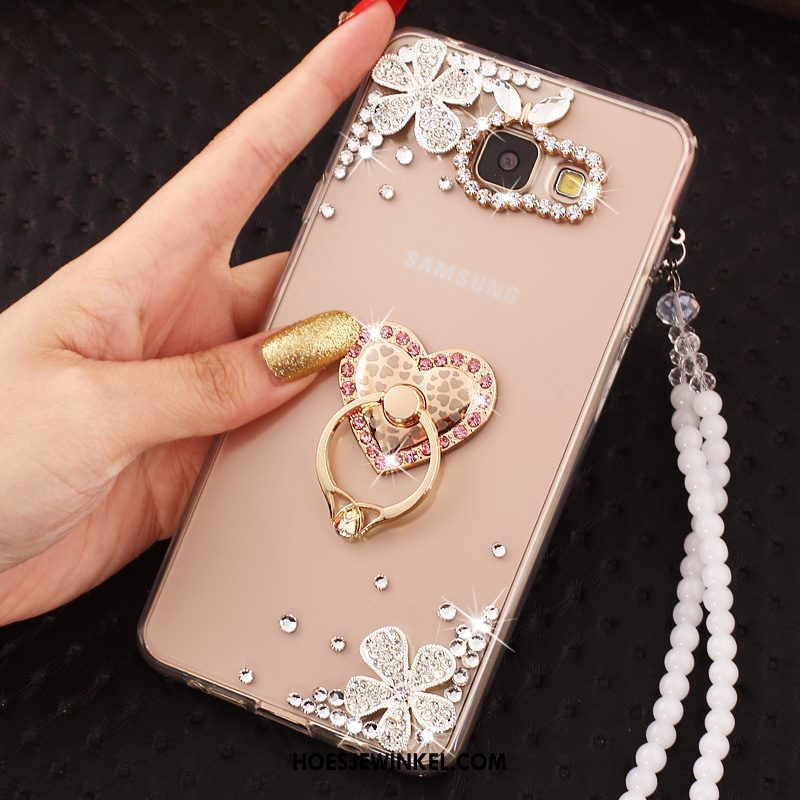 Samsung Galaxy A3 2016 Hoesje Siliconen Rose Goud Mobiele Telefoon, Samsung Galaxy A3 2016 Hoesje Hoes Hanger