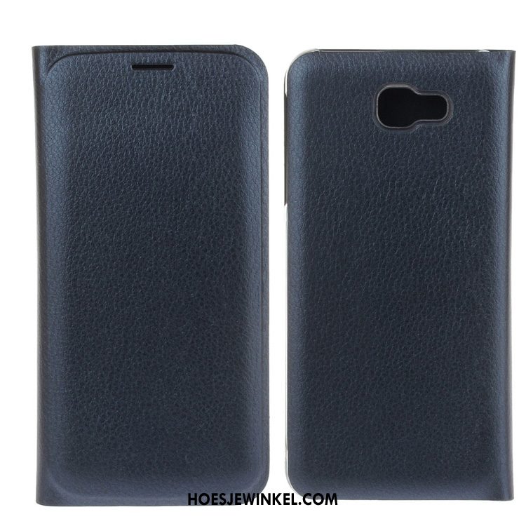Samsung Galaxy A3 2017 Hoesje Hoes Rood Mobiele Telefoon, Samsung Galaxy A3 2017 Hoesje Ster Leren Etui