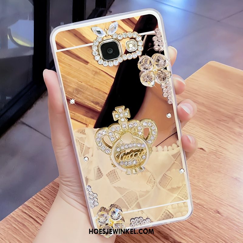 Samsung Galaxy A3 2017 Hoesje Hoes Ster Vlinder, Samsung Galaxy A3 2017 Hoesje Zacht Met Strass