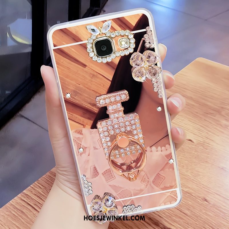 Samsung Galaxy A3 2017 Hoesje Hoes Ster Vlinder, Samsung Galaxy A3 2017 Hoesje Zacht Met Strass