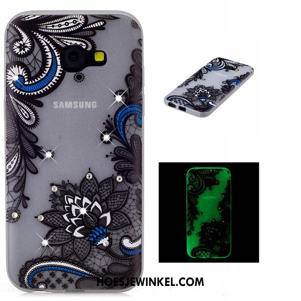 Samsung Galaxy A3 2017 Hoesje Mobiele Telefoon Kleur Hemming, Samsung Galaxy A3 2017 Hoesje Lichtende Zacht