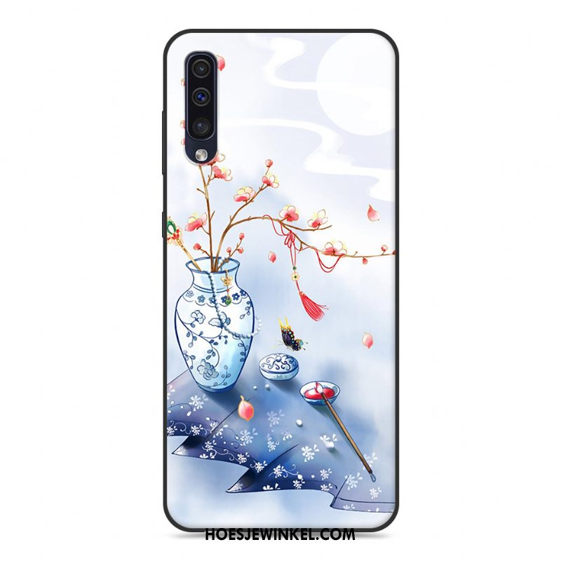 Samsung Galaxy A30s Hoesje Chinese Stijl Hoes Ster, Samsung Galaxy A30s Hoesje Bescherming Scheppend