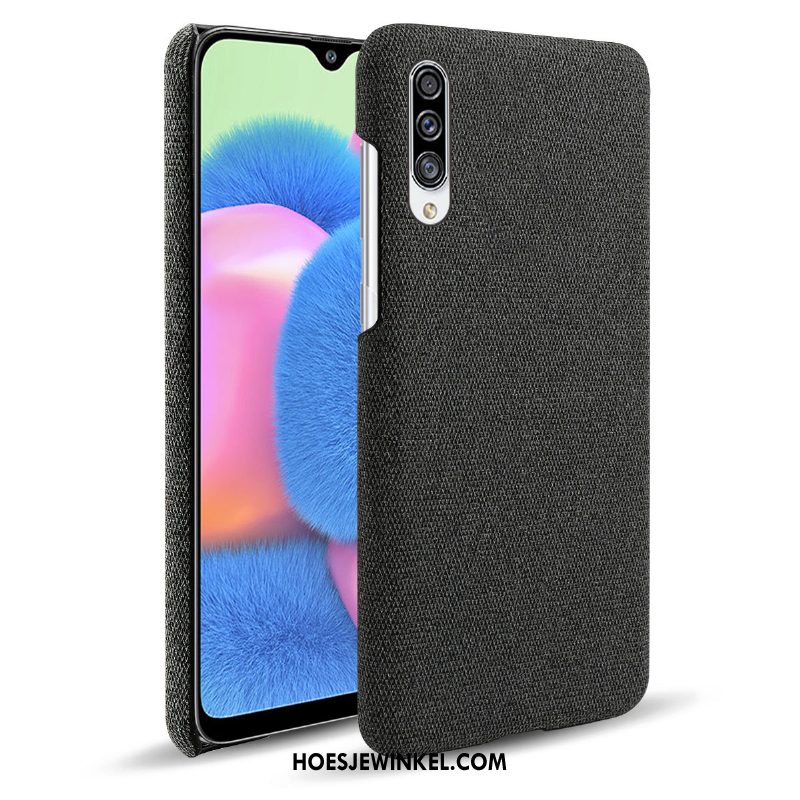 Samsung Galaxy A30s Hoesje Doek Hoes Rood, Samsung Galaxy A30s Hoesje Ster Mobiele Telefoon