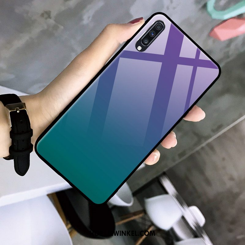 Samsung Galaxy A30s Hoesje Kleur Eenvoudige Hoes, Samsung Galaxy A30s Hoesje Mobiele Telefoon Persoonlijk