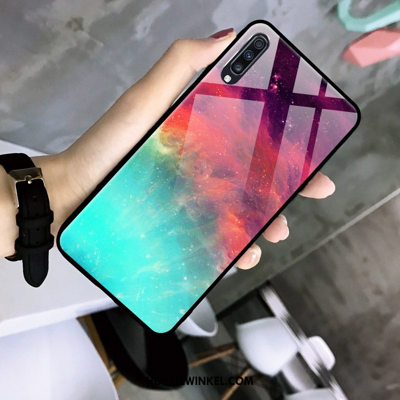 Samsung Galaxy A30s Hoesje Kleur Eenvoudige Hoes, Samsung Galaxy A30s Hoesje Mobiele Telefoon Persoonlijk