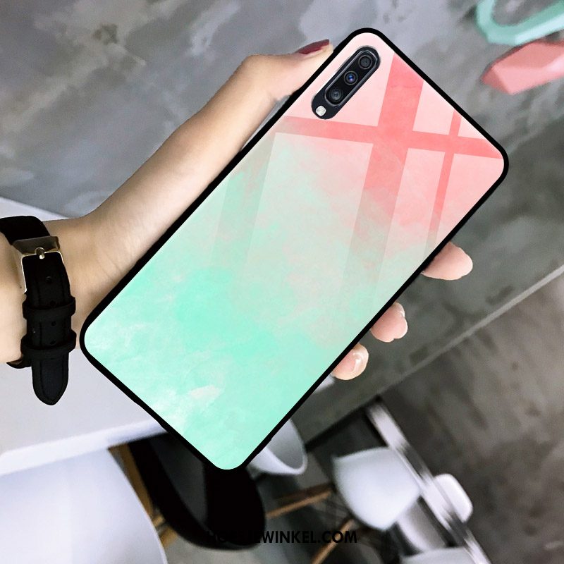 Samsung Galaxy A30s Hoesje Kleur Eenvoudige Hoes, Samsung Galaxy A30s Hoesje Mobiele Telefoon Persoonlijk