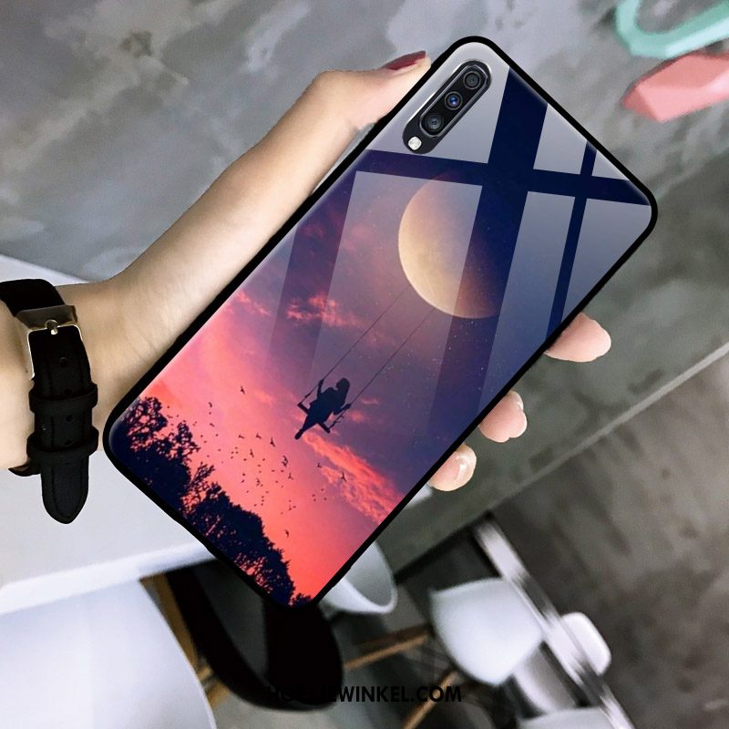 Samsung Galaxy A30s Hoesje Kleur Eenvoudige Hoes, Samsung Galaxy A30s Hoesje Mobiele Telefoon Persoonlijk