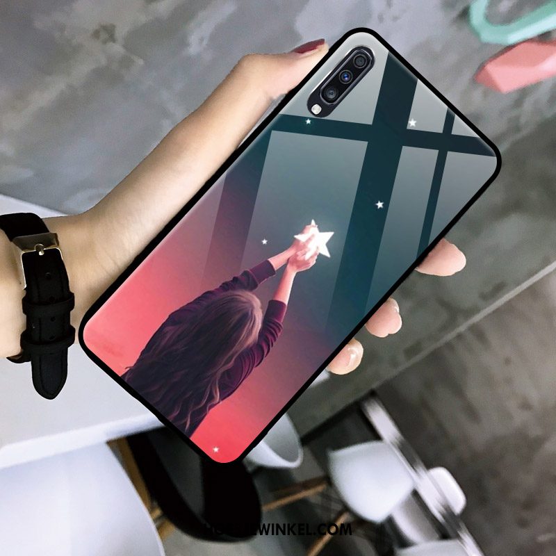 Samsung Galaxy A30s Hoesje Kleur Eenvoudige Hoes, Samsung Galaxy A30s Hoesje Mobiele Telefoon Persoonlijk