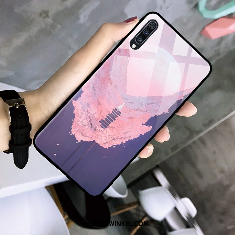 Samsung Galaxy A30s Hoesje Kleur Eenvoudige Hoes, Samsung Galaxy A30s Hoesje Mobiele Telefoon Persoonlijk