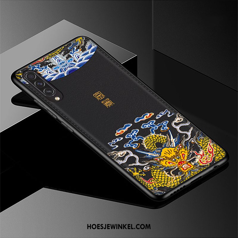 Samsung Galaxy A30s Hoesje Wind Zacht Patroon, Samsung Galaxy A30s Hoesje Siliconen Spotprent